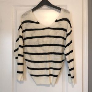 Love Tree open back sweater